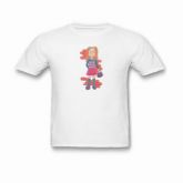 Camiseta Infantil feminina 100% algodão